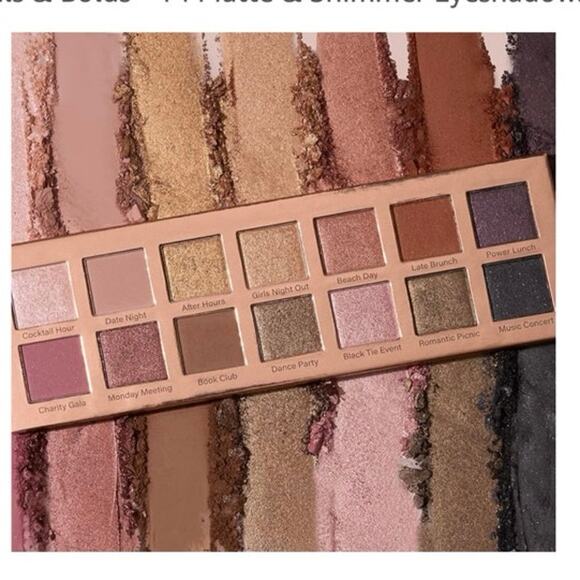 Mally Beauty Best Dressed Lids Neutral Bolds 14 Matte Shimmer Eyeshadow Palette - Picture 6 of 7